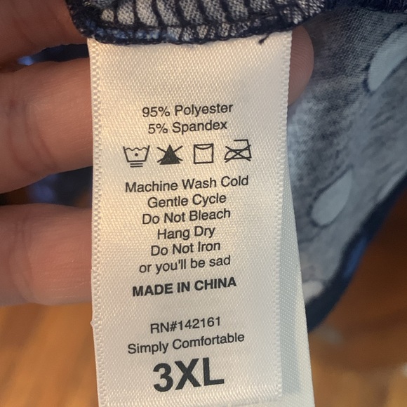 Brand new Lularoe navy blue polka dot true wrap midi dress 😍😍😍 - Picture 8 of 12